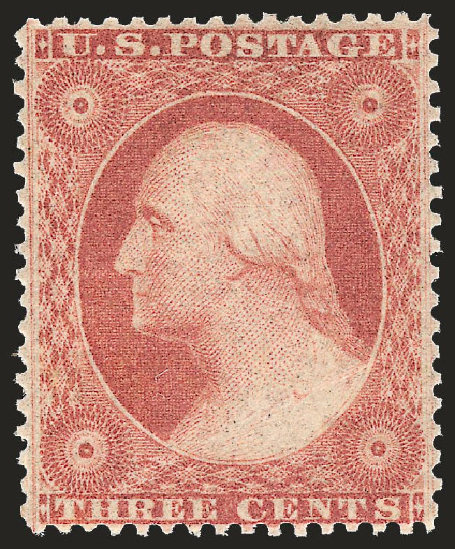 US Stamps Price Scott 26 - 3c 1857 Washington. Robert Siegel Auction Galleries, Apr 2010, Sale 984, Lot 140