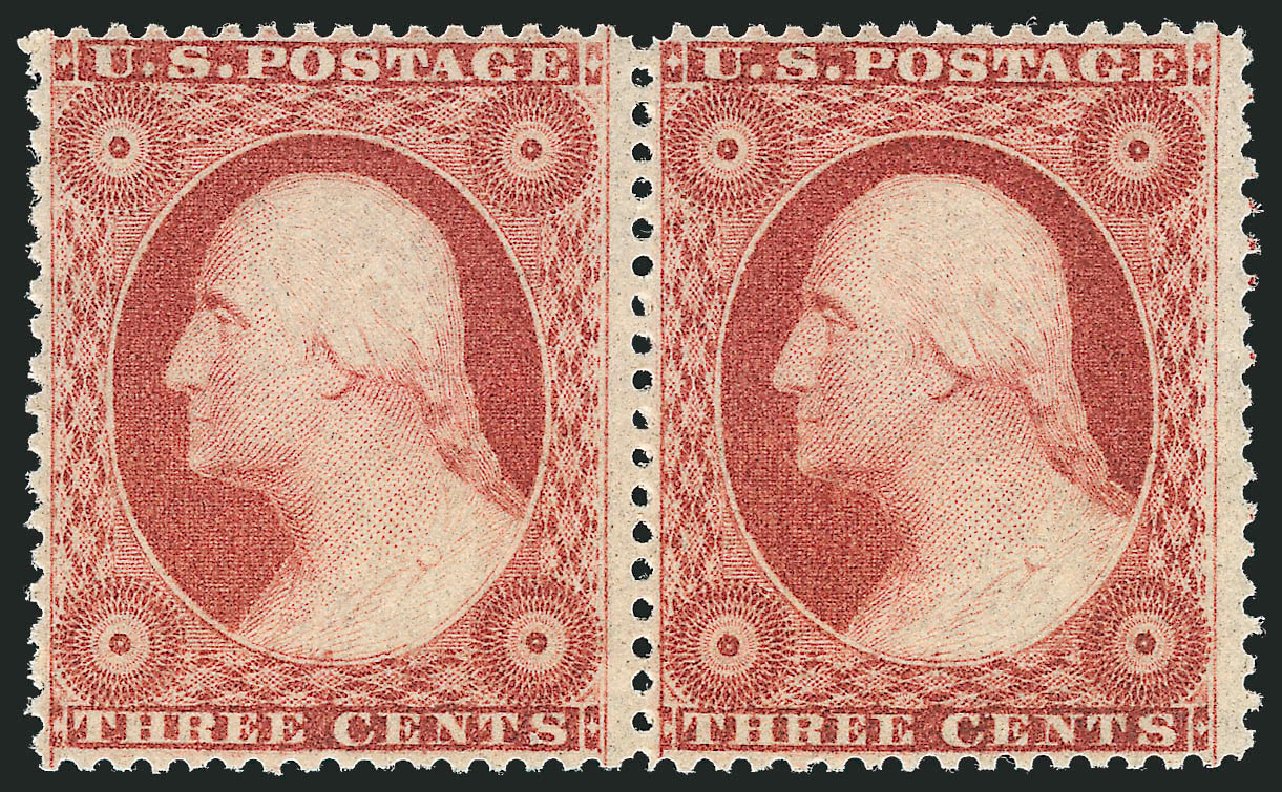 US Stamp Price Scott 26 3c 1857 Washington