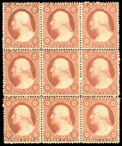 Costs of US Stamp Scott 26: 3c 1857 Washington. Matthew Bennett International, Dec 2008, Sale 330, Lot 1461