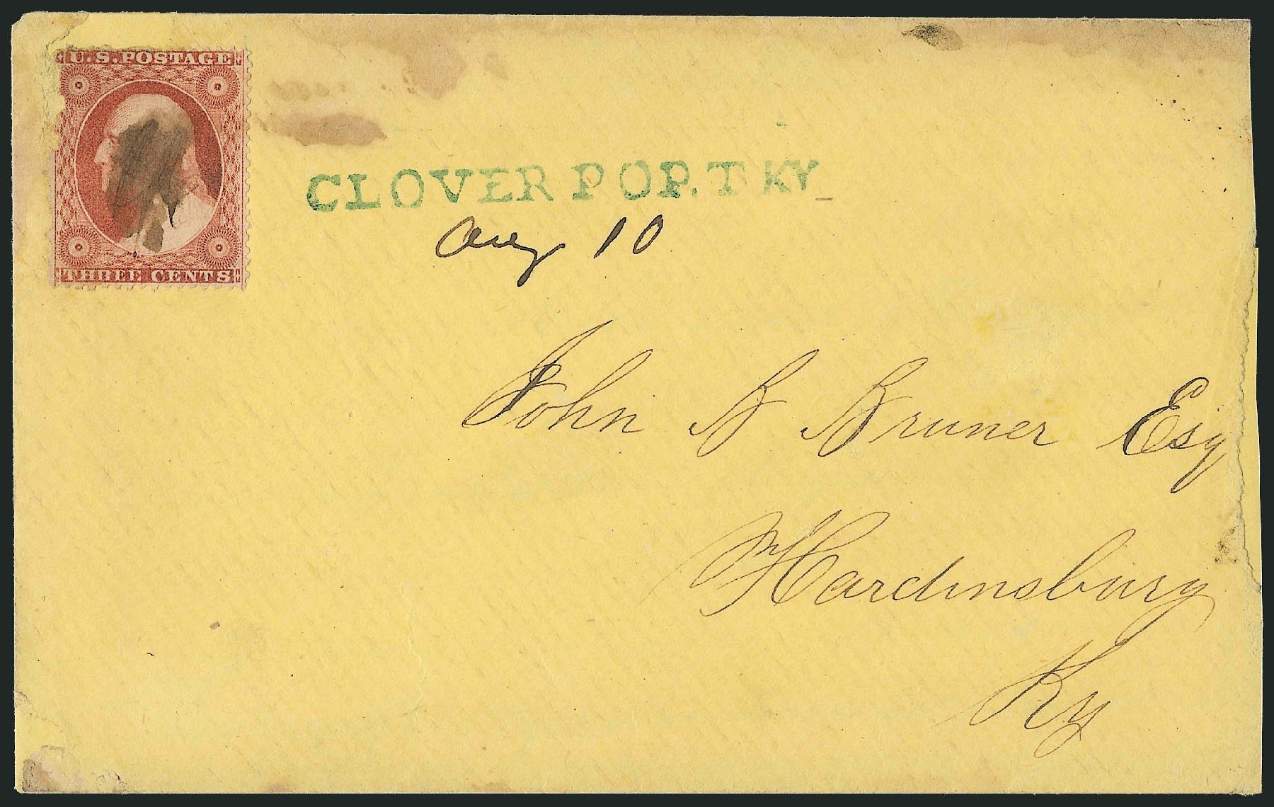 US Stamps Value Scott Cat. # 26 - 3c 1857 Washington. Robert Siegel Auction Galleries, Oct 2010, Sale 996, Lot 3231
