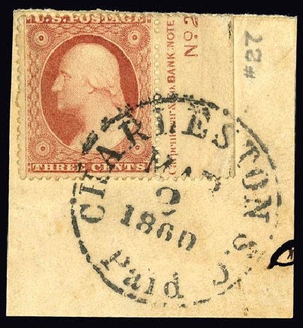 Price of US Stamps Scott Catalogue # 26 - 1857 3c Washington. Matthew Bennett International, Dec 2008, Sale 330, Lot 1464