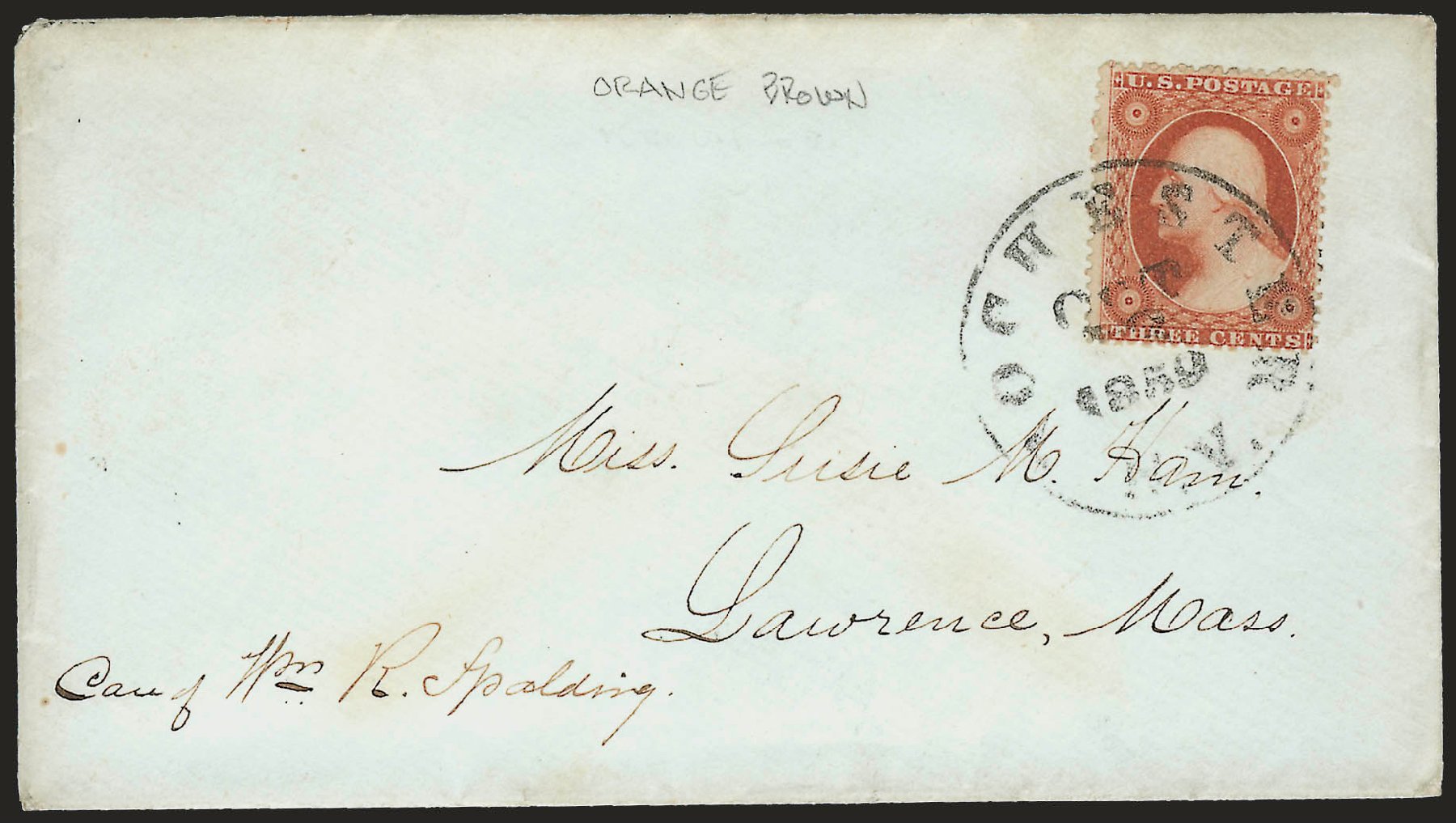 US Stamp Value Scott Cat. #26 - 3c 1857 Washington. Robert Siegel Auction Galleries, Dec 2008, Sale 964, Lot 264
