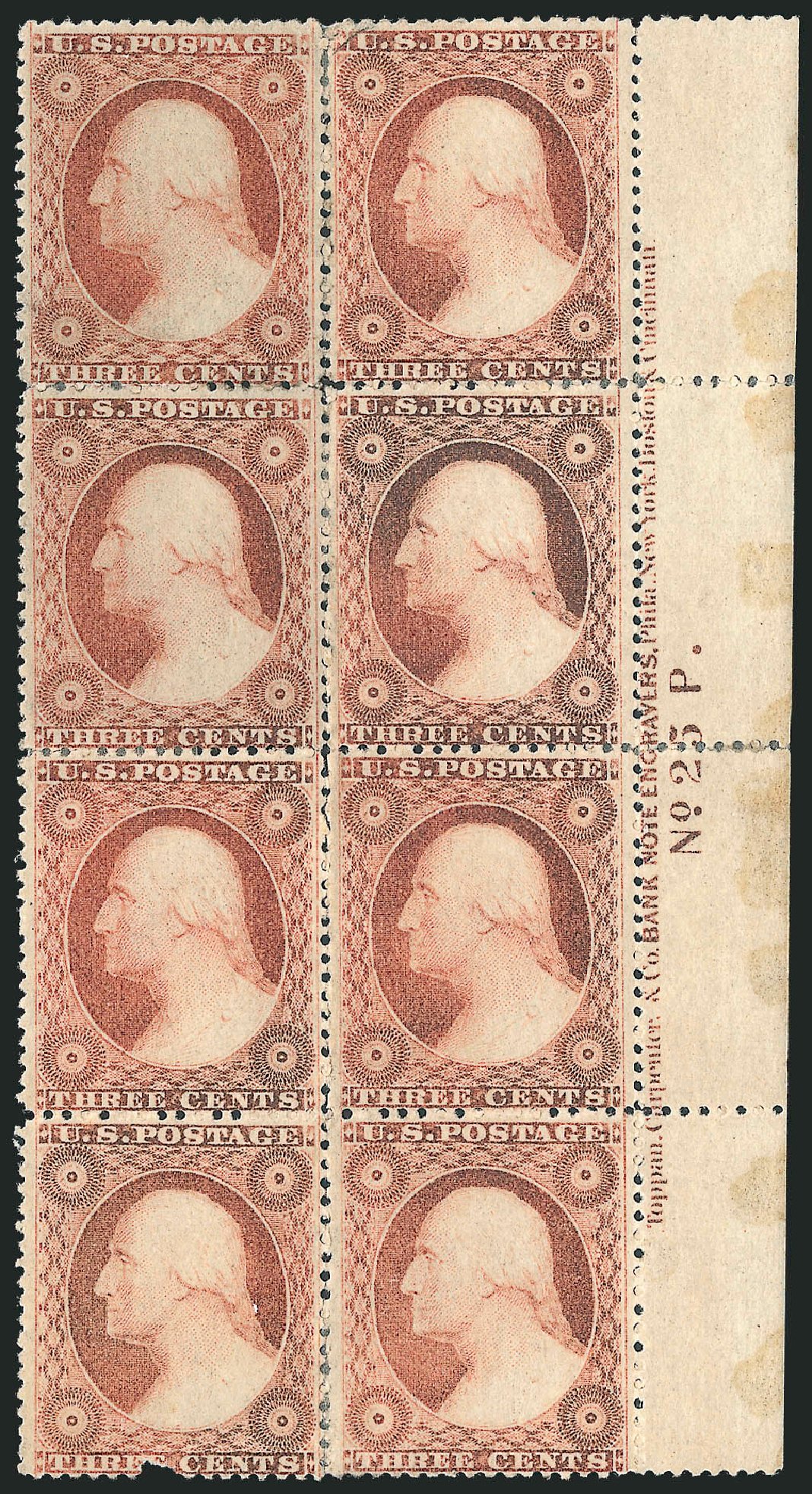 Price of US Stamp Scott #26 - 3c 1857 Washington. Robert Siegel Auction Galleries, Jul 2014, Sale 1077, Lot 65