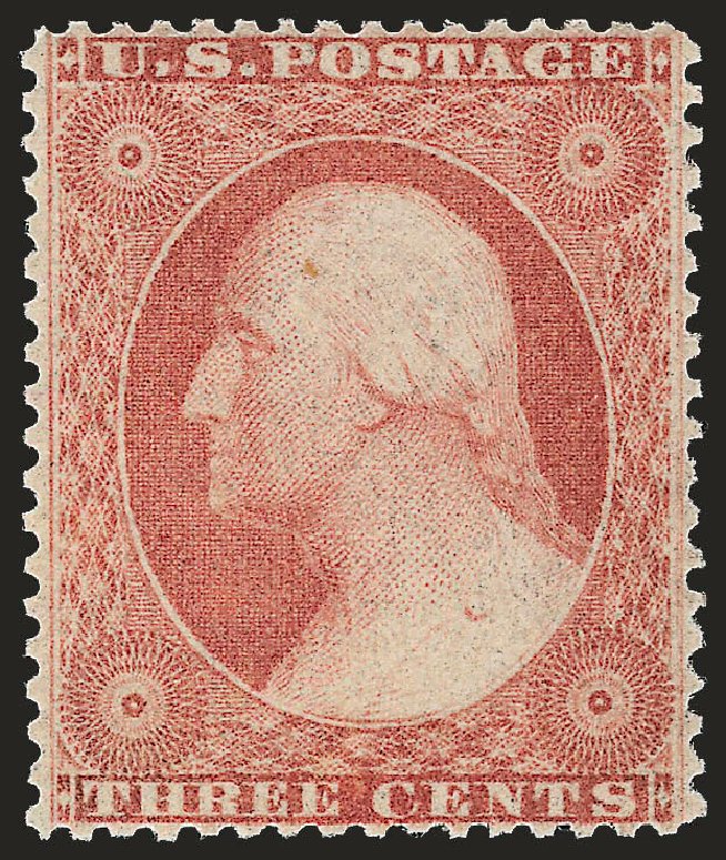 US Stamps Value Scott #26 - 3c 1857 Washington. Robert Siegel Auction Galleries, Dec 2008, Sale 967, Lot 4125