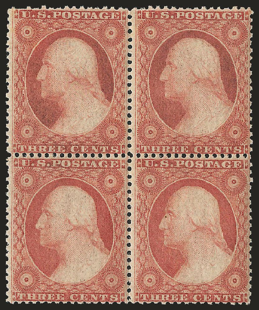 Costs of US Stamp Scott Cat. 26: 3c 1857 Washington. Robert Siegel Auction Galleries, Apr 2010, Sale 984, Lot 142