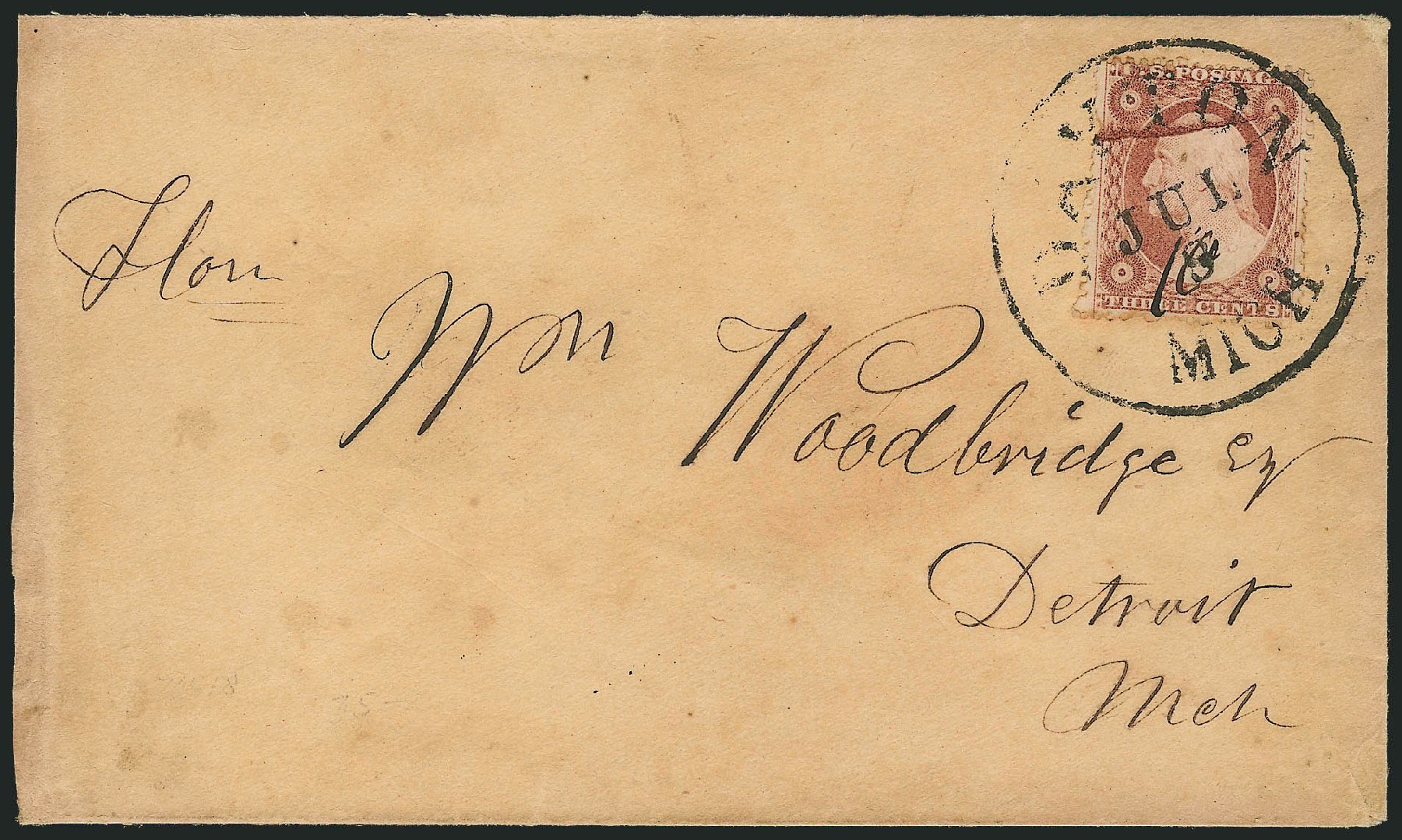 Values of US Stamp Scott Cat. 26: 3c 1857 Washington. Robert Siegel Auction Galleries, Dec 2011, Sale 1017, Lot 503