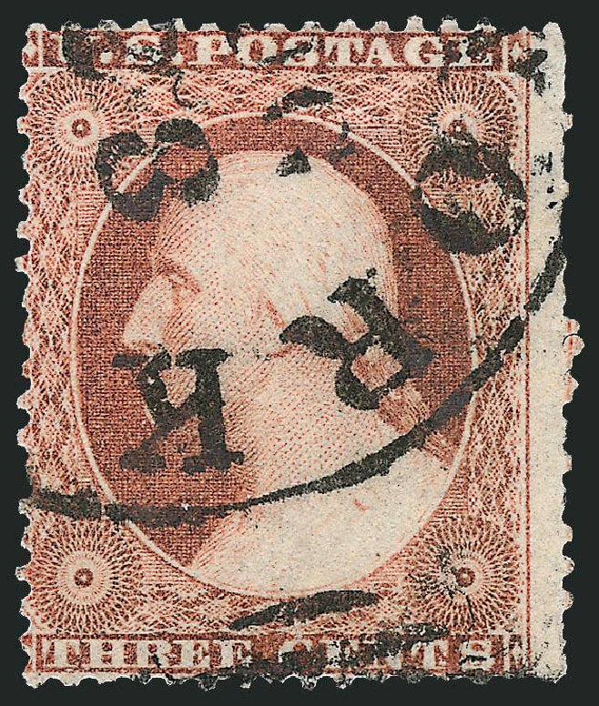 Prices of US Stamps Scott # 26: 1857 3c Washington. Robert Siegel Auction Galleries, Dec 2008, Sale 964, Lot 273