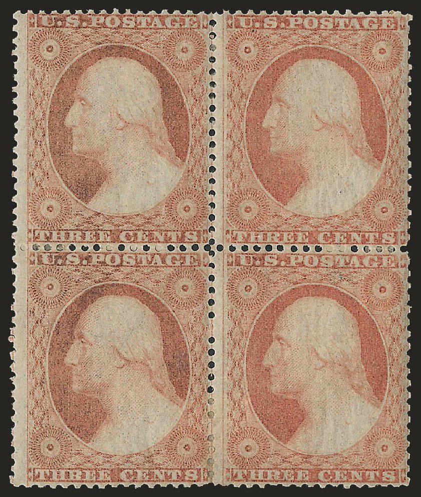 Prices of US Stamp Scott Catalogue #26: 3c 1857 Washington. Robert Siegel Auction Galleries, Apr 2010, Sale 984, Lot 143