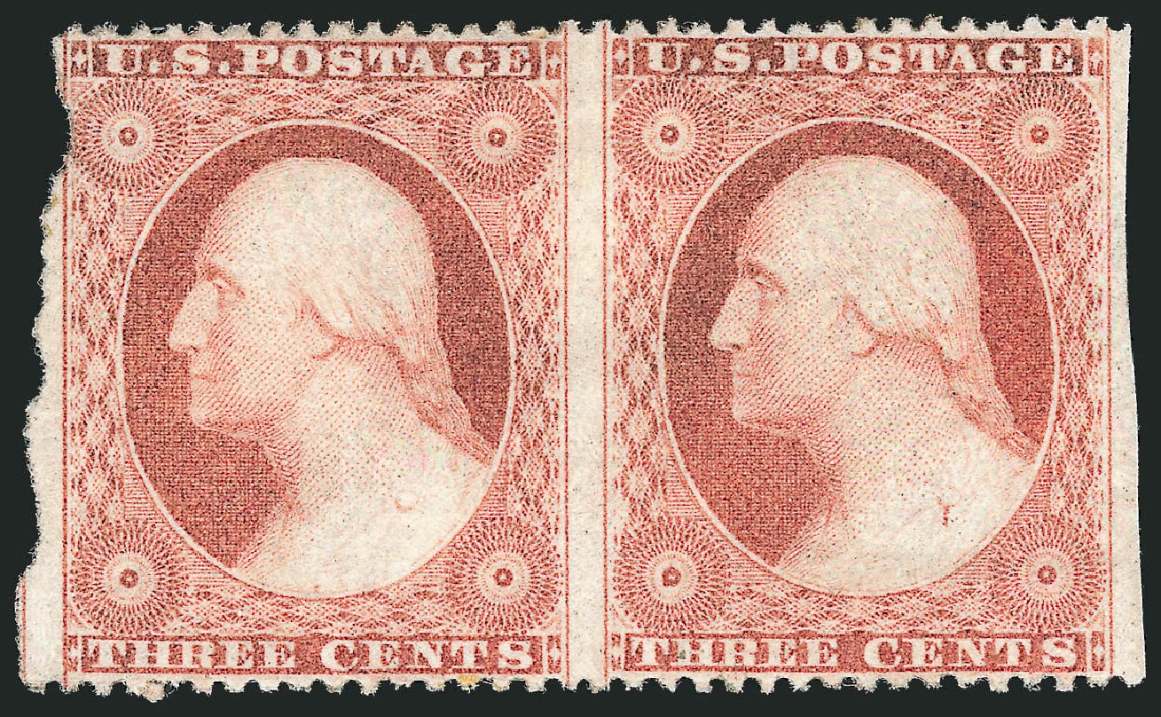 US Stamps Value Scott Cat. #26 - 3c 1857 Washington. Robert Siegel Auction Galleries, Oct 2010, Sale 996, Lot 3223