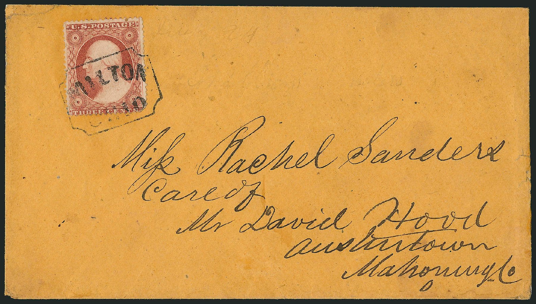 Price of US Stamps Scott Cat. # 26 - 1857 3c Washington. Robert Siegel Auction Galleries, Oct 2010, Sale 996, Lot 3233