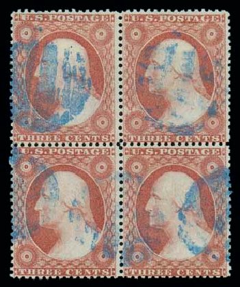 Price of US Stamps Scott Catalog #26: 3c 1857 Washington. Matthew Bennett International, Dec 2007, Sale 323, Lot 126