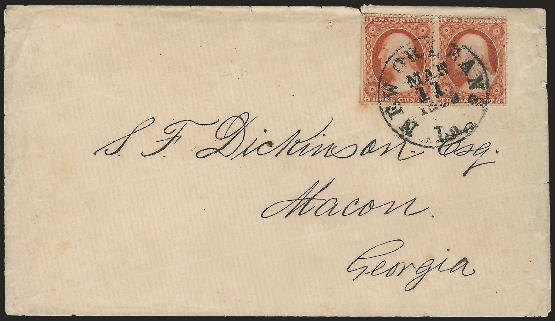 Prices of US Stamp Scott Cat. #26: 3c 1857 Washington. Robert Siegel Auction Galleries, Dec 2008, Sale 964, Lot 266