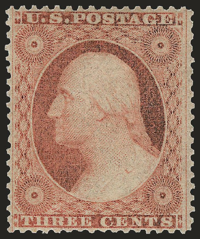 Prices of US Stamp Scott Catalogue 26 - 3c 1857 Washington. Robert Siegel Auction Galleries, Jun 2009, Sale 975, Lot 1186
