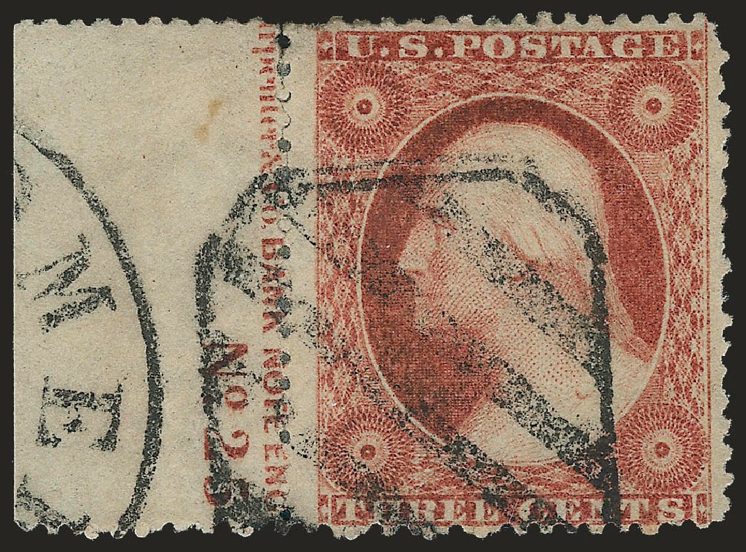 Costs of US Stamp Scott #26 - 3c 1857 Washington. Robert Siegel Auction Galleries, Sep 2009, Sale 976, Lot 1216