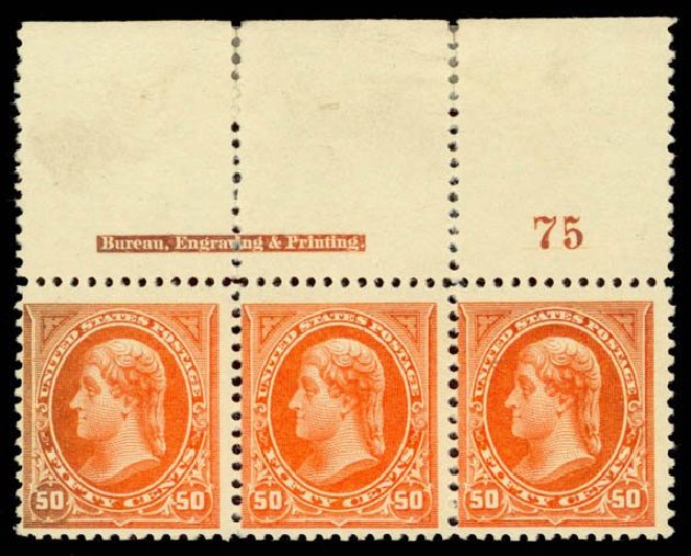 US Stamp Price Scott Catalog 260: 50c 1894 Jefferson. Daniel Kelleher Auctions, Dec 2013, Sale 640, Lot 227
