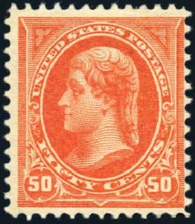 Costs of US Stamps Scott Cat. #260 - 50c 1894 Jefferson. Harmer-Schau Auction Galleries, Mar 2011, Sale 89, Lot 248