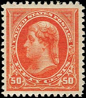 Price of US Stamps Scott 260 - 50c 1894 Jefferson. Regency-Superior, Jan 2015, Sale 109, Lot 968