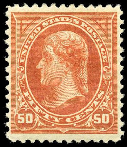 US Stamps Price Scott # 260: 50c 1894 Jefferson. Matthew Bennett International, Apr 2008, Sale 326, Lot 249