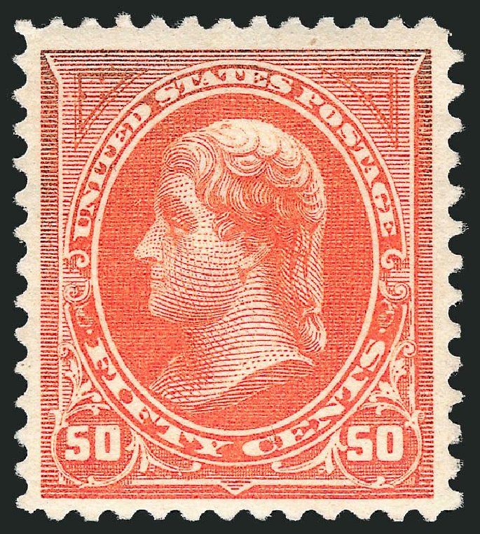 Values of US Stamp Scott # 260 - 50c 1894 Jefferson. Robert Siegel Auction Galleries, Mar 2013, Sale 1040, Lot 1569