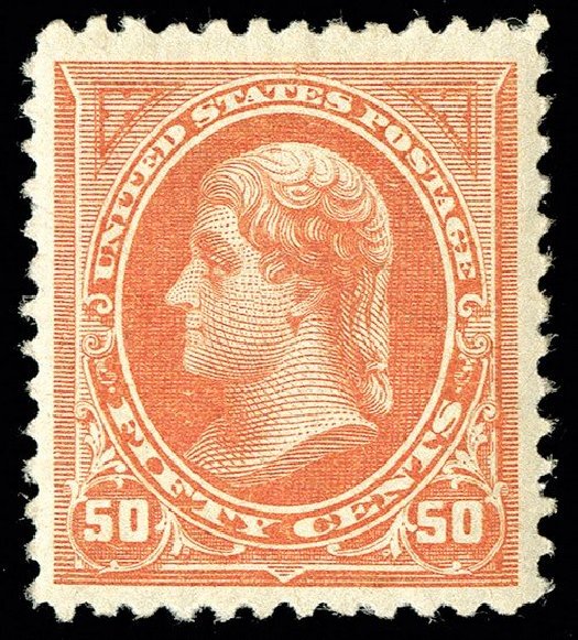 US Stamps Price Scott #260 - 50c 1894 Jefferson. Spink Shreves Galleries, May 2014, Sale 148, Lot 219