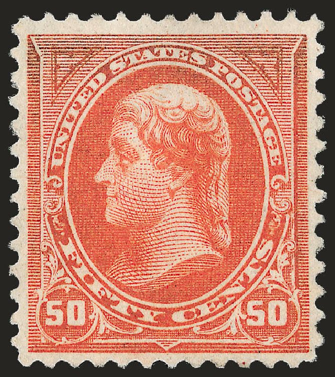 Prices of US Stamp Scott #260: 50c 1894 Jefferson. Robert Siegel Auction Galleries, Apr 2009, Sale 972, Lot 3250