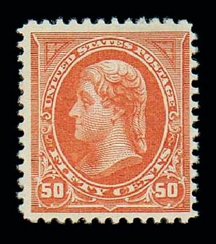 Cost of US Stamps Scott #260: 50c 1894 Jefferson. Matthew Bennett International, Dec 2007, Sale 325, Lot 1791