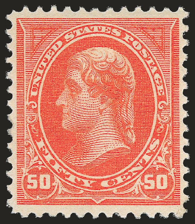 Value of US Stamps Scott Catalogue #260 - 50c 1894 Jefferson. Robert Siegel Auction Galleries, Sep 2009, Sale 976, Lot 1741