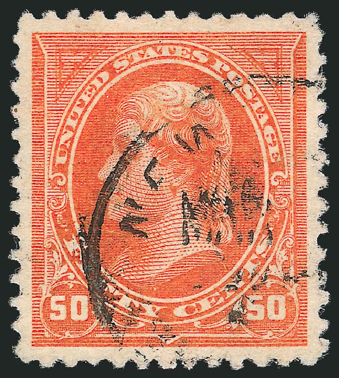 US Stamps Prices Scott Cat. 260: 1894 50c Jefferson. Robert Siegel Auction Galleries, Oct 2012, Sale 1032, Lot 3374