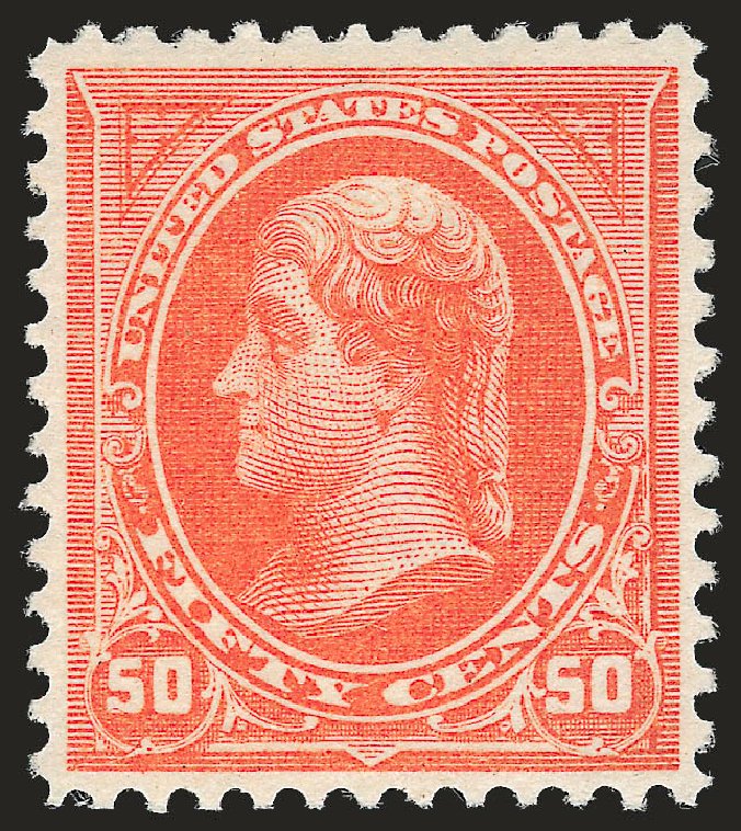 Prices of US Stamp Scott Catalogue 260 - 1894 50c Jefferson. Robert Siegel Auction Galleries, Dec 2009, Sale 977, Lot 345