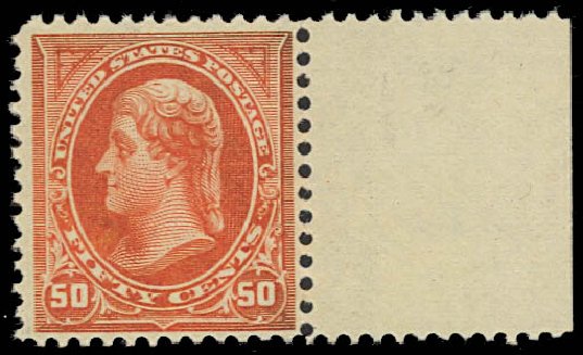 Prices of US Stamp Scott Catalogue #260 - 1894 50c Jefferson. Daniel Kelleher Auctions, Jan 2012, Sale 628, Lot 382