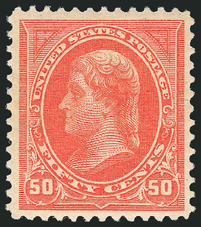 Costs of US Stamp Scott Cat. # 260: 50c 1894 Jefferson. Robert Siegel Auction Galleries, Sep 2009, Sale 976, Lot 1742