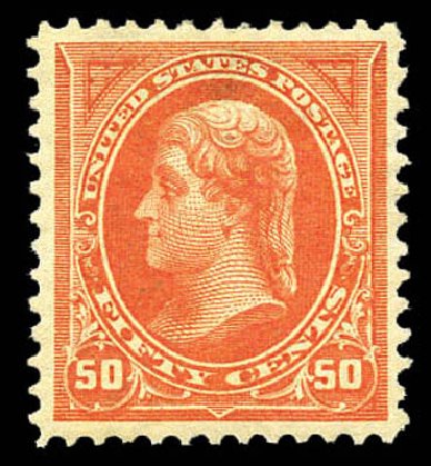 US Stamp Prices Scott Catalogue 260: 50c 1894 Jefferson. Matthew Bennett International, Mar 2011, Sale 337, Lot 2703