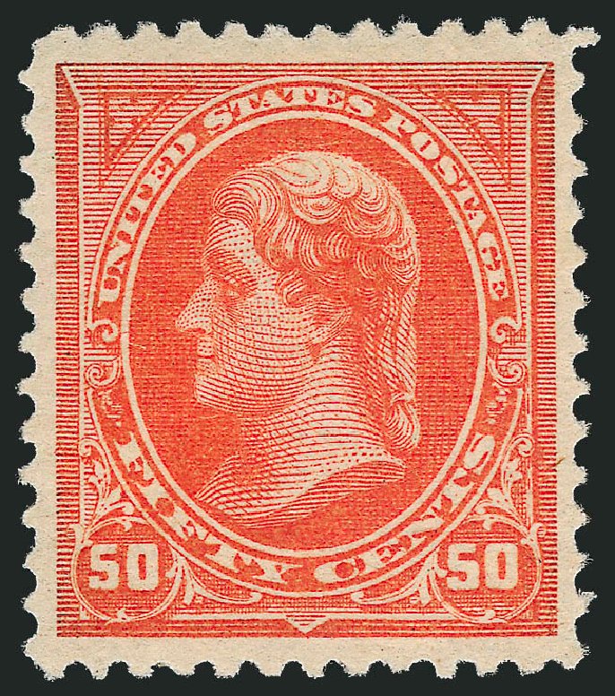 Costs of US Stamp Scott Catalog #260 - 50c 1894 Jefferson. Robert Siegel Auction Galleries, Oct 2010, Sale 997, Lot 5753