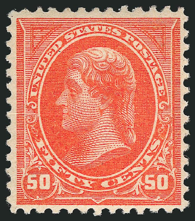 Cost of US Stamps Scott # 260: 50c 1894 Jefferson. Robert Siegel Auction Galleries, Mar 2012, Sale 1019, Lot 586