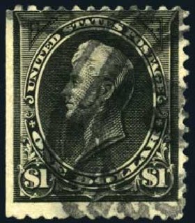 US Stamps Price Scott #261: 1894 US$1.00 Perry. Harmer-Schau Auction Galleries, Oct 2008, Sale 79, Lot 147