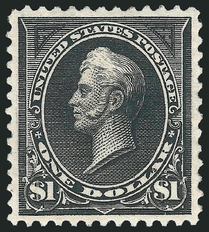 Price of US Stamps Scott Catalog 261 - 1894 US$1.00 Perry. Robert Siegel Auction Galleries, Mar 2012, Sale 1019, Lot 587