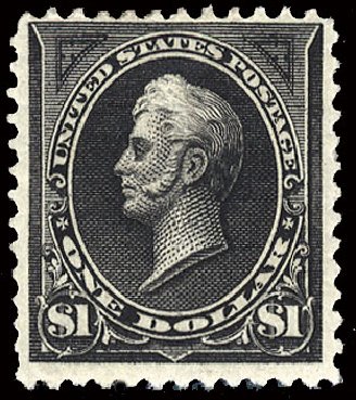 Cost of US Stamp Scott Catalogue 261 - 1894 US$1.00 Perry. Cherrystone Auctions, Mar 2009, Sale 200903, Lot 178