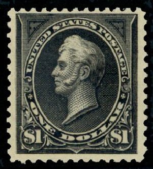 Costs of US Stamps Scott Catalog #261 - 1894 US$1.00 Perry. Daniel Kelleher Auctions, Sep 2014, Sale 655, Lot 338
