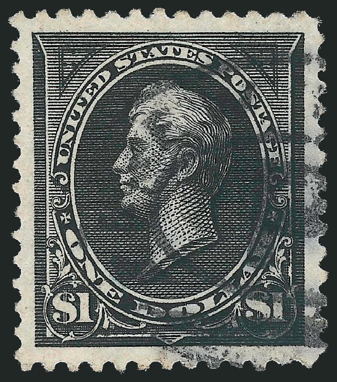 US Stamp Value Scott Catalogue 261 - US$1.00 1894 Perry. Robert Siegel Auction Galleries, Sep 2012, Sale 1027, Lot 138