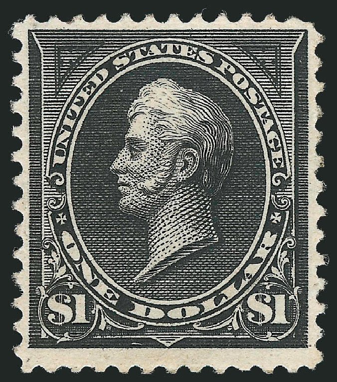 Cost of US Stamps Scott Catalog 261: 1894 US$1.00 Perry. Robert Siegel Auction Galleries, Oct 2010, Sale 997, Lot 5758