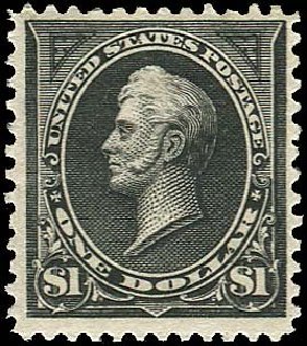 Costs of US Stamp Scott Catalog # 261 - US$1.00 1894 Perry. Regency-Superior, Nov 2014, Sale 108, Lot 519
