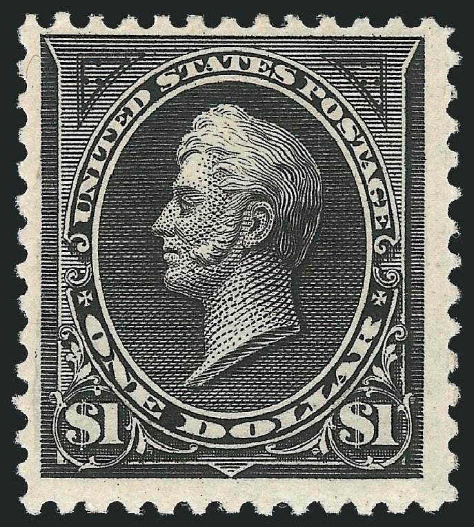 Value of US Stamp Scott Catalogue 261: 1894 US$1.00 Perry. Robert Siegel Auction Galleries, Oct 2012, Sale 1033, Lot 4149