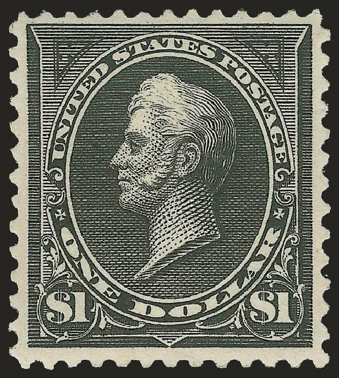 Price of US Stamps Scott Catalog #261: 1894 US$1.00 Perry. Robert Siegel Auction Galleries, Dec 2008, Sale 967, Lot 4429