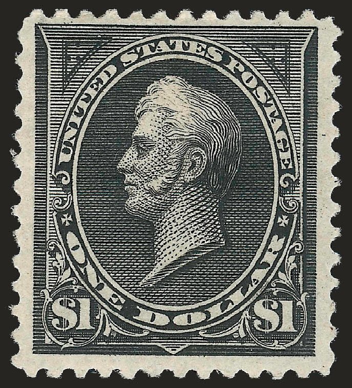 Costs of US Stamps Scott Catalog #261: US$1.00 1894 Perry. Robert Siegel Auction Galleries, Dec 2009, Sale 977, Lot 349