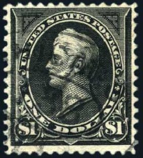 US Stamp Price Scott 261: 1894 US$1.00 Perry. Harmer-Schau Auction Galleries, Mar 2011, Sale 89, Lot 250