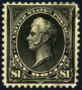 US Stamp Value Scott Catalog #261 - US$1.00 1894 Perry. Harmer-Schau Auction Galleries, Aug 2012, Sale 94, Lot 1370