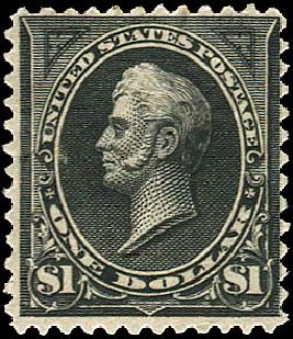US Stamps Value Scott Catalogue #261 - 1894 US$1.00 Perry. Regency-Superior, Jan 2015, Sale 109, Lot 970