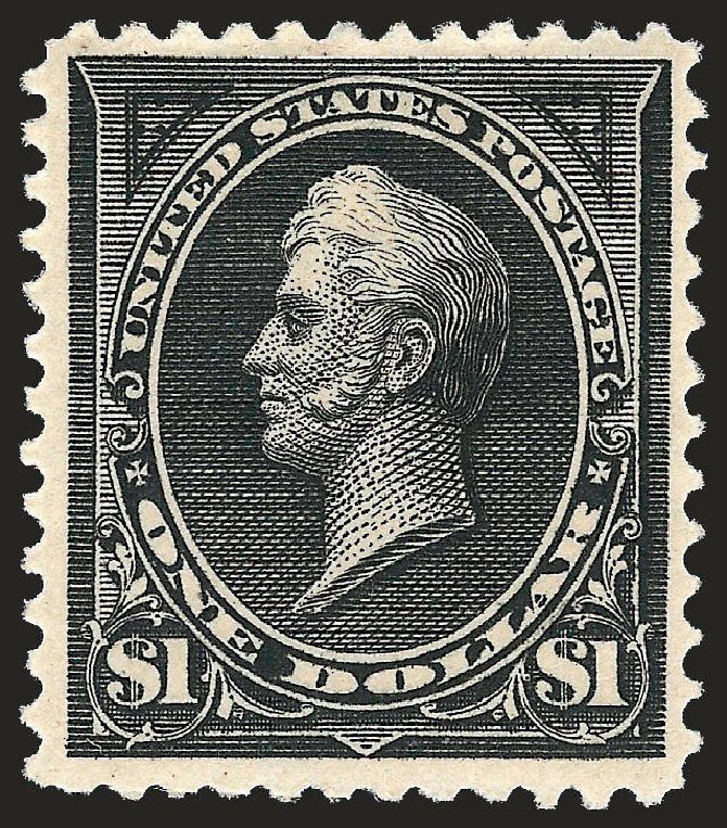 Values of US Stamp Scott Cat. #261: US$1.00 1894 Perry. Robert Siegel Auction Galleries, Sep 2008, Sale 962, Lot 2540
