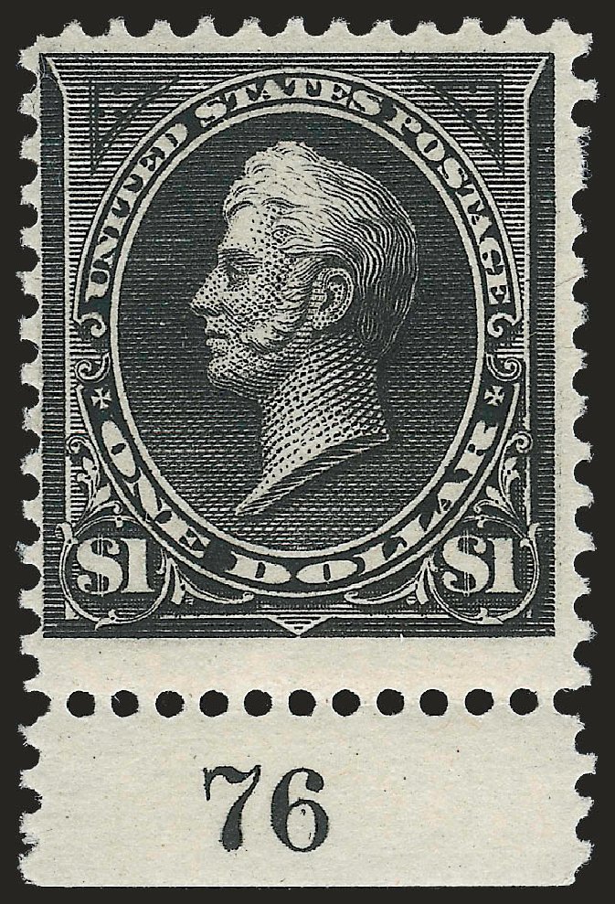 Value of US Stamps Scott Catalogue # 261 - US$1.00 1894 Perry. Robert Siegel Auction Galleries, Dec 2009, Sale 977, Lot 350