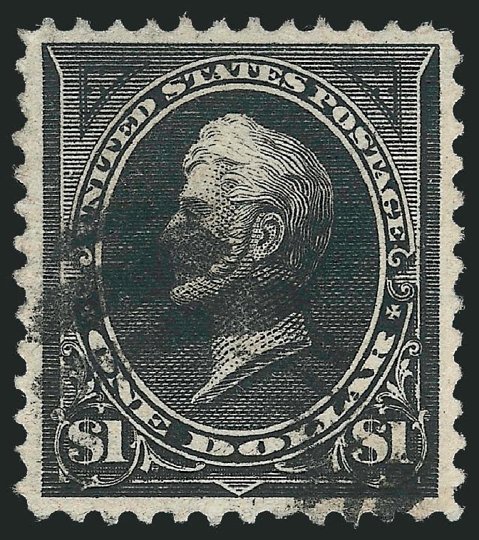 Values of US Stamp Scott Catalogue # 261 - 1894 US$1.00 Perry. Robert Siegel Auction Galleries, Mar 2011, Sale 1007, Lot 2501